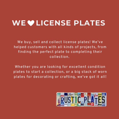 Starter pack of 10 License Plates From 10 Different States In Good Condition - Picture 2 of 4