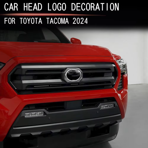 Car Front Logo Emblem Badge Ring Cover Trim For Toyota Tacoma SR TRD 2024-2025 - Picture 2 of 16