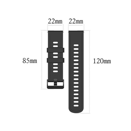 Bracelet Color For Xiaomi Mi Watch 22mm Silicone Replacement Strap Watch Band - Foto 3 di 22