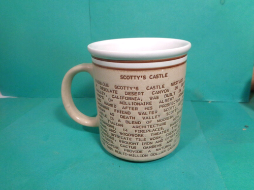 Taza de café de recuerdo Scotty's Castle, Japón (usada/usada en excelente estado) - Imagen 15 de 15
