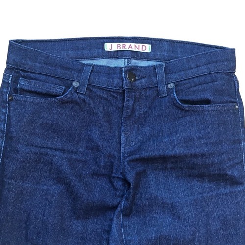 J Brand Jeans Women’s 26 Blue Eclipse Skinny Mid Rise Dark Wash Denim - Picture 5 of 8