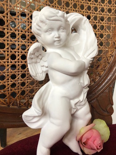 Regalo de Navidad - Estuco - Grandes Ángel Con Paño Aprox. 24CM X 13CM De Estuco - Imagen 4 de 6