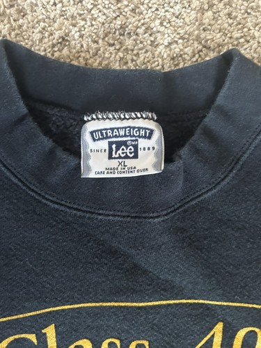 Vintage North Carolina Military Academy OCS Class 40 Sweatshirt XL NCMA ARMY - Picture 3 of 4