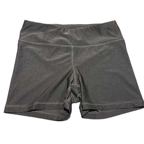 90 Degree by Reflex Girls Black Legging Shorts Size Large Sports Biker EUC