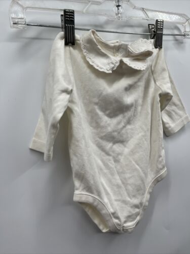 Mono JANIE & JACK UNISEX Bebé Snap Botón Blanco Una Pieza Talla 0-6 MESES - Imagen 3 de 15