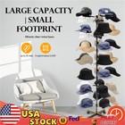 Hat Rack Stand Hat Rotating Display 35 Hats Metal Floor Caps Head-wear Stand