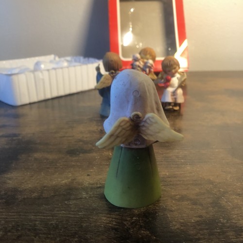 LIL ANGELS CHRISTMAS ORNAMENTS VINTAGE MADE IN HONG KONG SET OF 4 IN BOX 3" - Picture 10 of 16