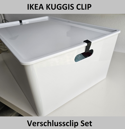Deckelclip Verschlussclip passend für IKEA KUGGIS Clip - verschiedene Farben - Picture 1 of 8