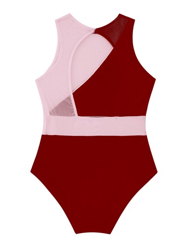 Kids Girls Ballet Dancewear Bodysuit Sports Unitard Gymnastics Leotard Jumpsuit - Picture 53 of 113