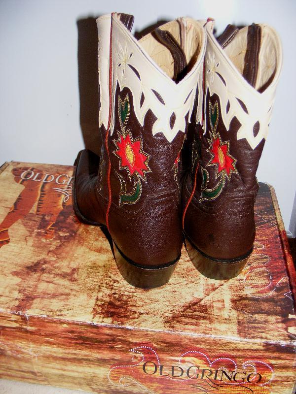 OLD GRINGO VESUVIO BROWN BROWN BROWN Leather ANKLE BOOTS Embroider Western COWGIRL COWBOY 10 faf58e OLD GRINGO VESUVIO BROWN BROWN BROWN Leather ANKLE BOOTS Embroider Western COWGIRL COWBOY 10 faf58e
