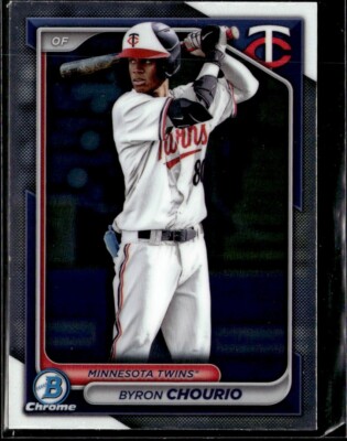 2024 Bowman Draft Chrome Byron Chourio Minnesota Twins #BDC-191 3 Card Lot