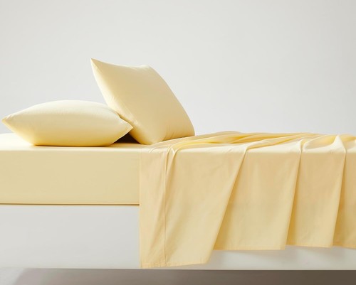 Luxury Cotton 400 Thread Count Ultimate Cotton Percale 4-Piece Sheet Set, Que... - Picture 6 of 11