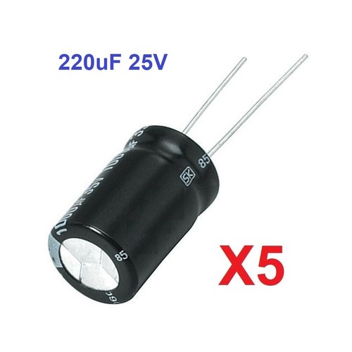 Condensador Electrolitico - Bolsa De 5 Unidades - 27 Valores - De 0,1uF a 1000uF - Imagen 24 de 29
