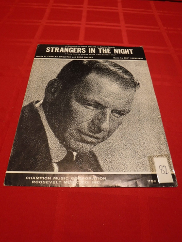 Lote de 5 partituras musicales de Frank Sinatra todo o nada extraños en la noche - Imagen 14 de 17