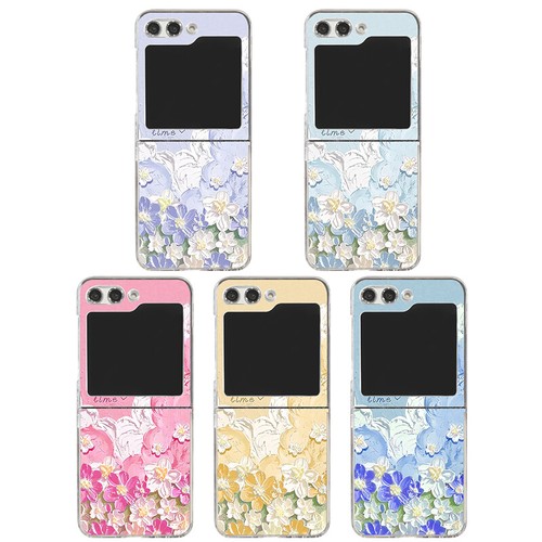 Flowers Case For Samsung Galaxy Z Flip6 Flip5 4 3 PC Hard Clear Shockproof Cover - Picture 11 of 16