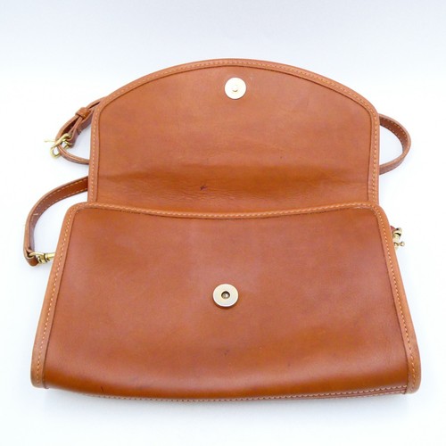 Vintage Coach Sterling Clutch 9945 British Tan Made in USA No Tag - Picture 3 of 14