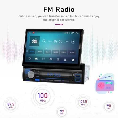 DSP Android 13.0 6GB+128GB Single 1Din 7" Car Stereo Radio GPS CarPlay RDS BT5.0 - Picture 14 of 24
