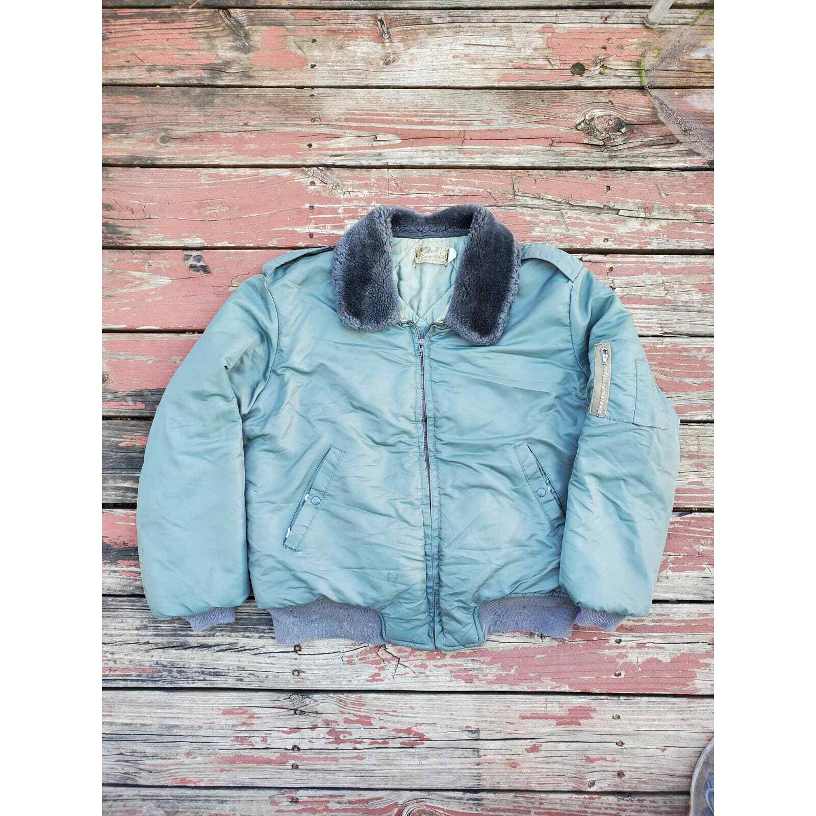 Vintage Military bomber Jacket Gem