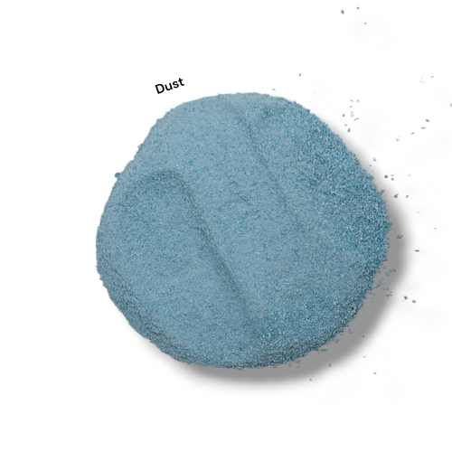 Piedra en polvo turquesa azul claro triturada incrustación de piedra arena carpintería - Imagen 15 de 15