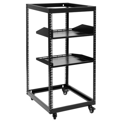 12U - 20U Server Rack Open Frame Netzwerkschrank Netzwerkgehäuse mit Rollen - Bild 10 von 15