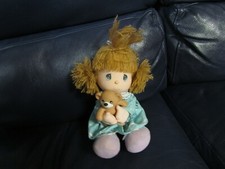 Precious Moments Girl with Bear Plush