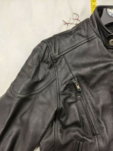 Chaqueta de cuero para hombre Wilson con revestimiento de aislado extraíble talla M negra - alfiler EE. UU. - Imagen 3 de 8