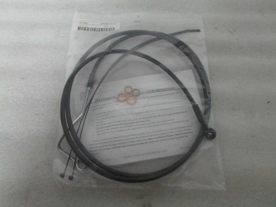 Kit de cables de manillar 17-20 Harley Davidson FLHRXS Road King Magnum XR ABS 15"-17" Foto 4 de 4