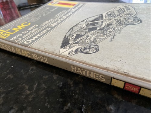 Haynes Workshop Manual. No. 286. PRINCESS 1798cc, 2227cc, All Models (1975-79) - Picture 3 of 12