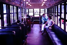 Original 1980 TTC Toronto Peter Witt Trolley Car Interior View Slide 5581