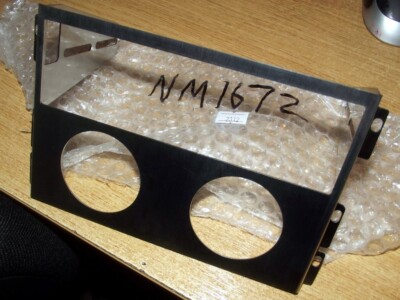 Cubby panel 2.5-DIN for radio and 2 x 52mm dials s/s Mazda MX-5 mk1 MX5 JASS