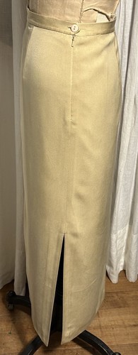 Talbots Womens Beige Silk Long Straight Skirt Sz 20 Pre-owned - Picture 2 of 9