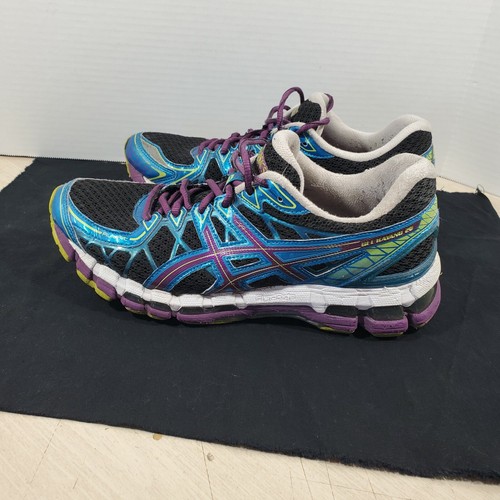 Asics Gel-Kayano 20 Athletic Running Shoe Womens Size 9.5 T3N7Q Purple Black - Picture 2 of 12