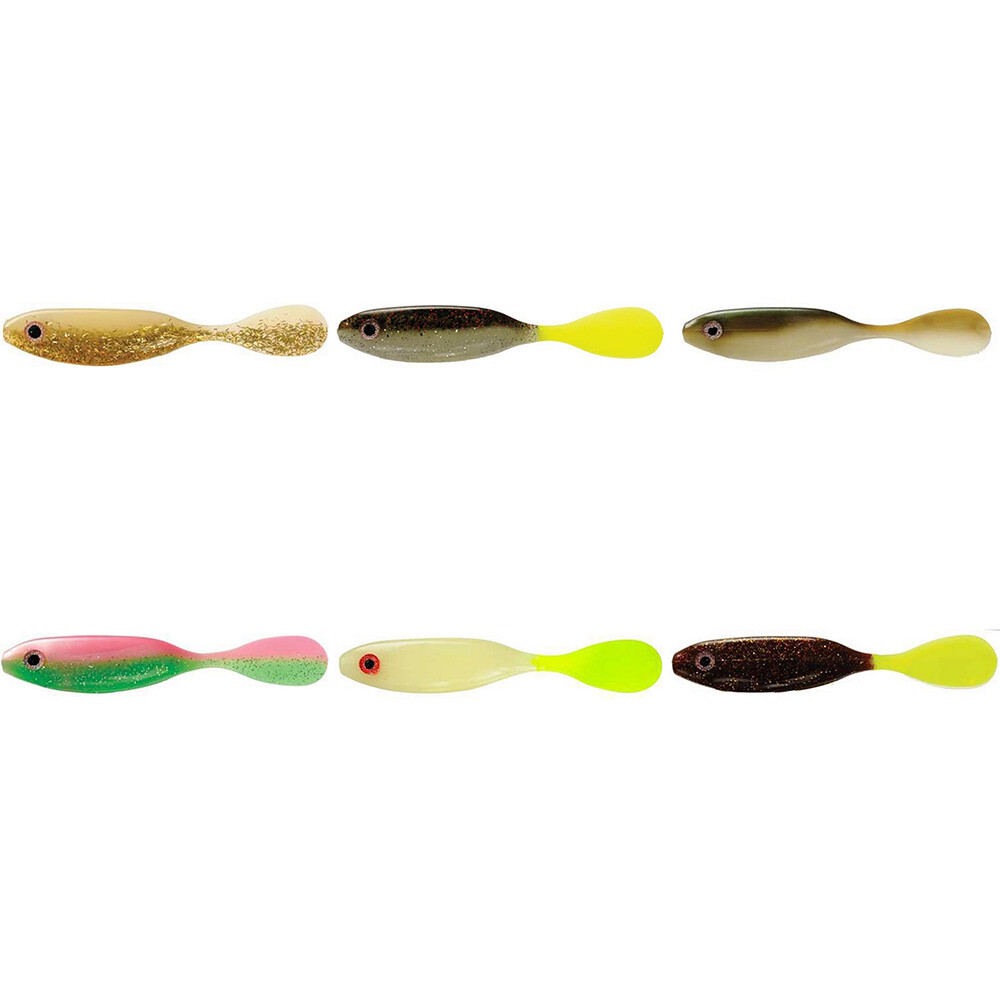 DOA CAL Airhead Paddle Tail Sb Fishing Lure 6 Package - //WE ARE