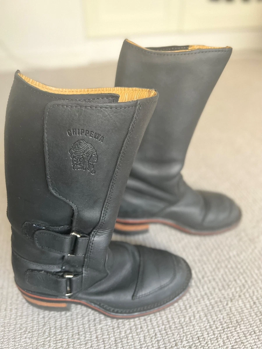 Chippewa biker sale boots