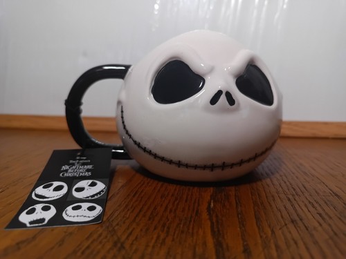 The Nightmare Before Christmas Jack Skellington 3D Mug Genuine Disney Licenced  - Foto 1 di 7