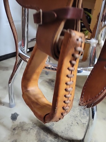 Genuine Cheyenne HB13 Western Leather Riding Saddle  - Buckskin, 13", 4" Gullet - Picture 9 of 18