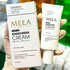 Meea Premium Tone Up Sunscreen 50ml Cream  SPF 50+ For All Skin Type -USA SELLER
