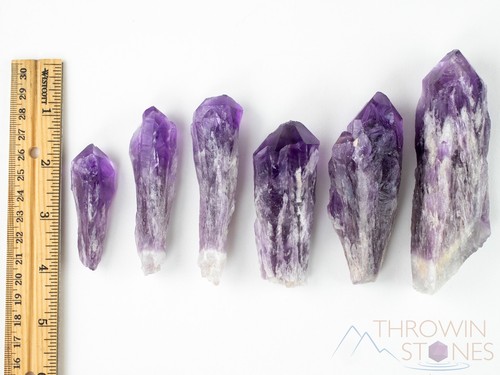Raw AMETHYST Crystal Wand, Birthstone, Crystal Points, Raw Crystals Stones E1738 - Picture 10 of 10