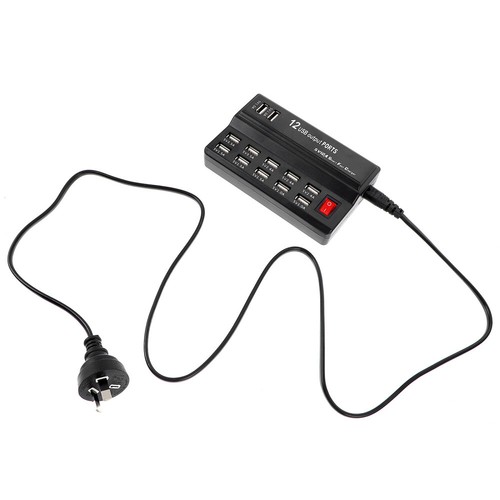 -Ports Quick USB Charge Station Adapter for Smart Phone Tablet (AU Plug) - 第 6/12 張圖片