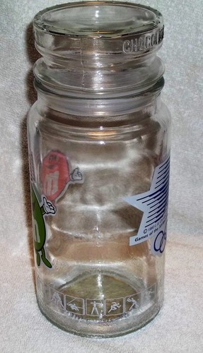 M&M Glas mit Deckel Spiele der XXIII Olympischen Spiele Mars INC.1983 Anchor HOCKINGS Glas - Bild 4 von 9