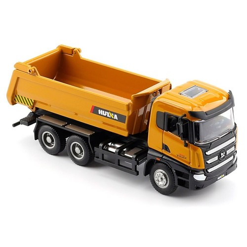 1:50 Huina Metal Dumper Truck Model Alloy Engineering Construction Vehicle Car - Picture 4 of 14