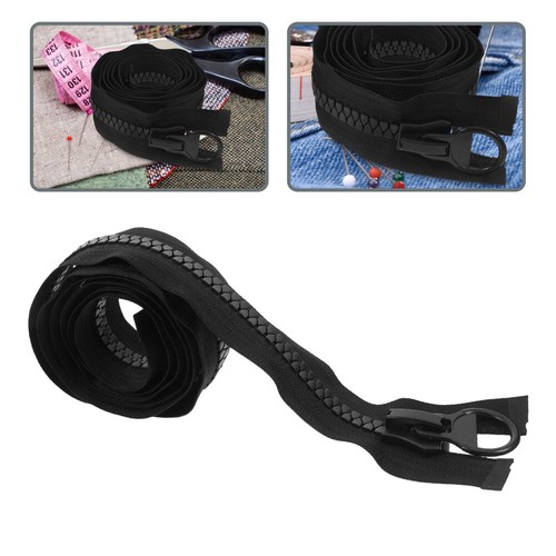 Giant Plastic Zipper for Heavy Materials Tent Covers Large Separating Duty