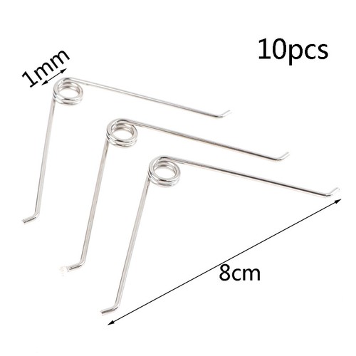 10Pcs V Shape Steel Compression Spring Gardening Scissors Accessories T*GJ - Photo 7/10