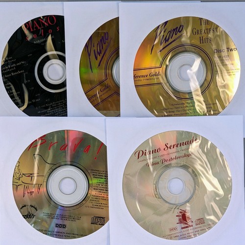 Huge Lot 5 CD's Nina Postolovskaya Naradia Lotus Brava Piano Greatest Hits A+ - Picture 1 of 6