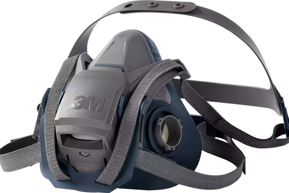 3M 6500QL Rugged Comfort Half Face Reusable Respirator, Size Small 