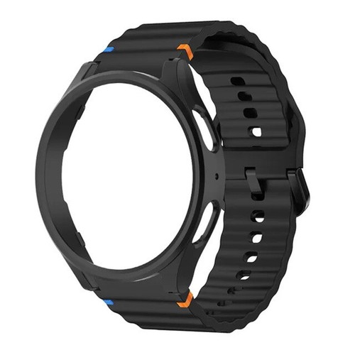 Silikon Armband mit PC Schutzhülle für Samsung Galaxy Watch 7/6/5/4/FE 40mm/44mm - Picture 12 of 19