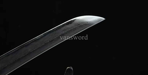 12'' Folded Steel Japanese Tanto Brass Samurai Sword Battle Ready Sharp FullTang - Picture 7 of 10