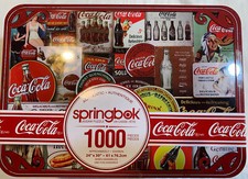 Springbok 1000 Piece Jigsaw Puzzle Coke Coca-Cola Collectors Tin New 2020