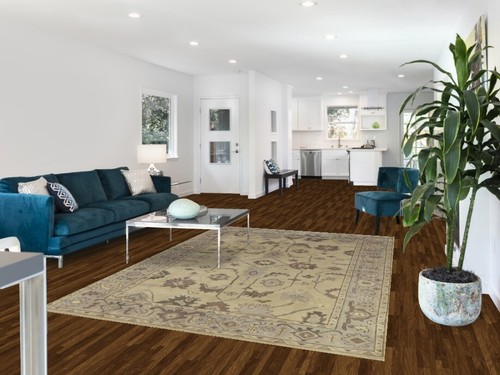 Traditional Oushak Indian Area Rug Hand-Knotted Beige 6x9 ft - Picture 2 of 22