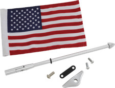 Show Chrome Folding Flag Pole - Chrome - Gl 1800 52-965